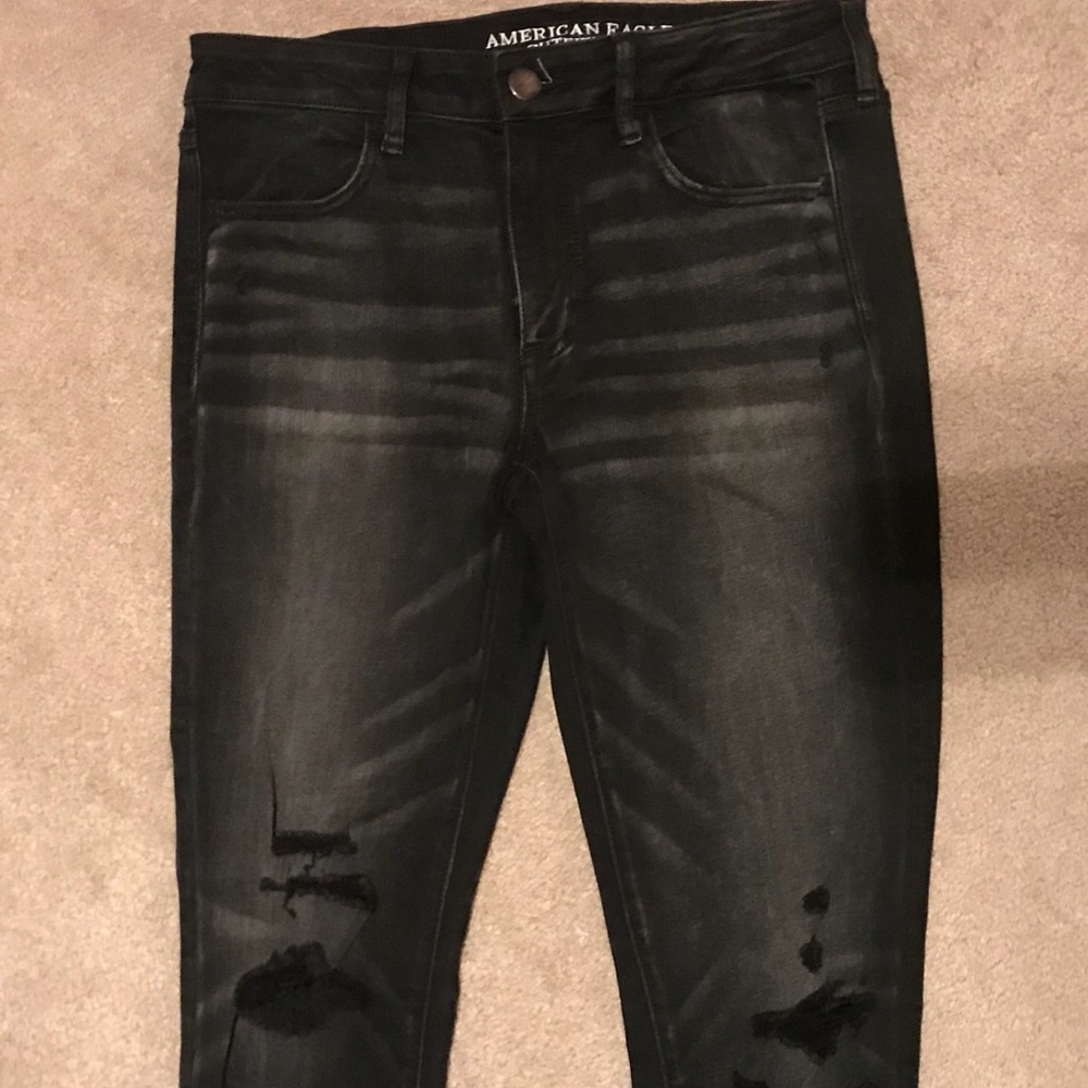 Grey jeggings